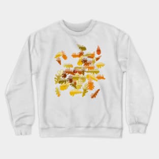 Oak leaves in autumn Crewneck Sweatshirt